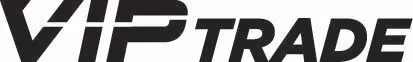 VIP trade logo long black