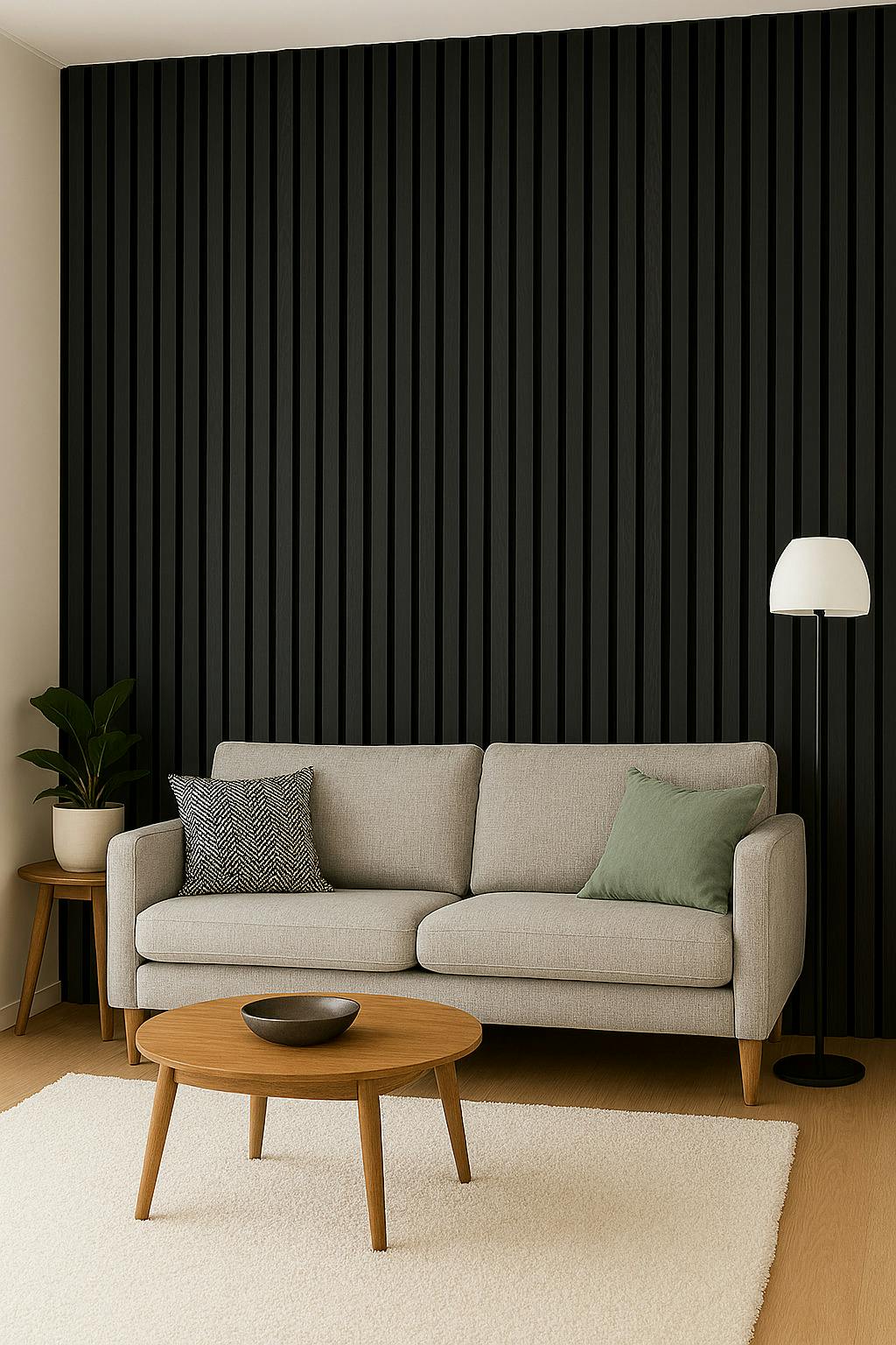 IBS Acoustic Slat Panel 68 black